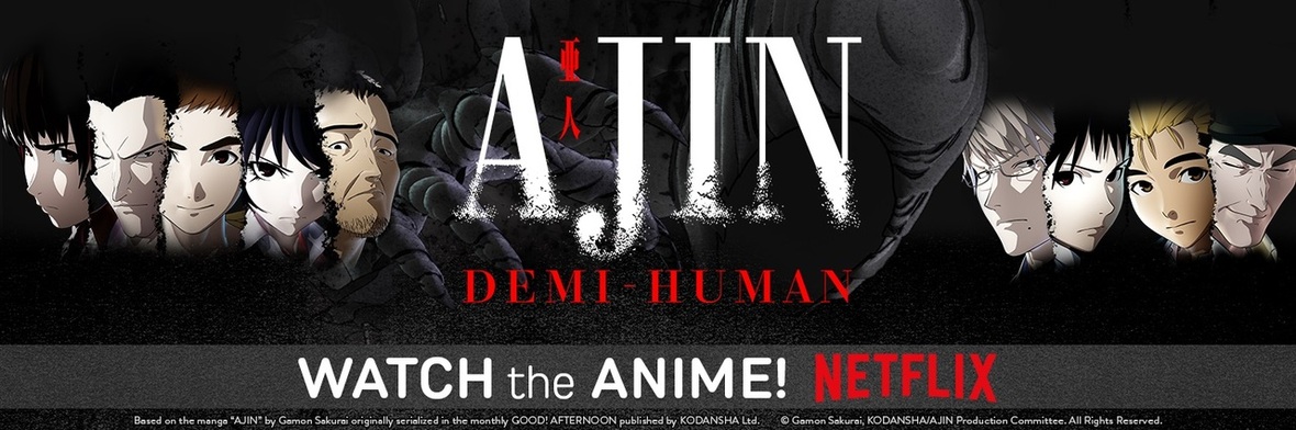 Ajin: Demi-Human: Season 1&2 (Chapter 1 - 26 End) ~ All Region ~ Brand New  ~